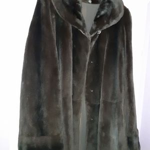 Reversible mink coat